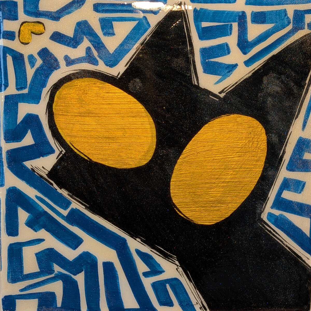 paint + resin paint + resin